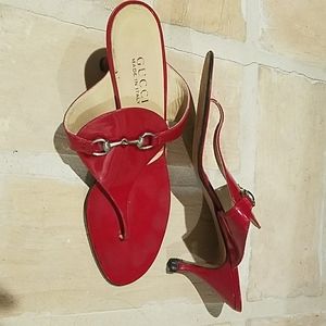 Gucci slip on horsebit sandals
